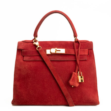 Hermes Kelly 28 Suede