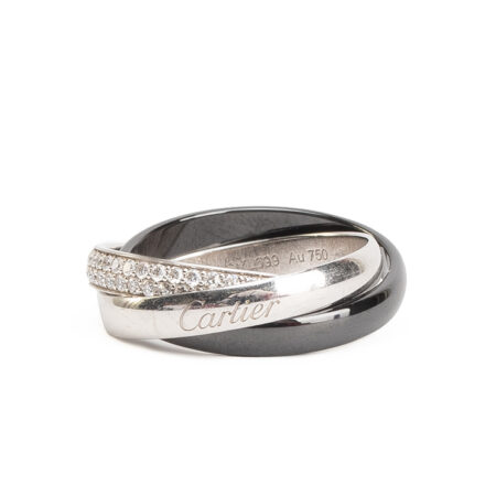Cartier Trinity Ring in Ceramic Small