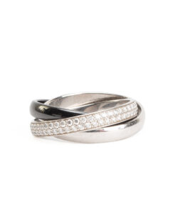 Cartier Trinity Ring in Ceramic Small