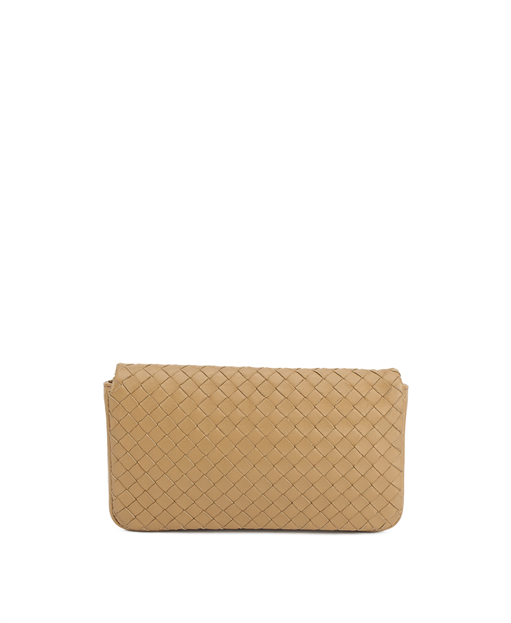 Bottega Veneta Turn-Lock Flap Clutch Mini