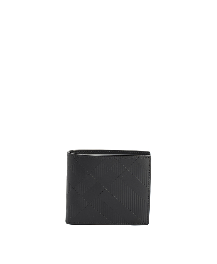 Burberry Check Bifold Coin Wallet