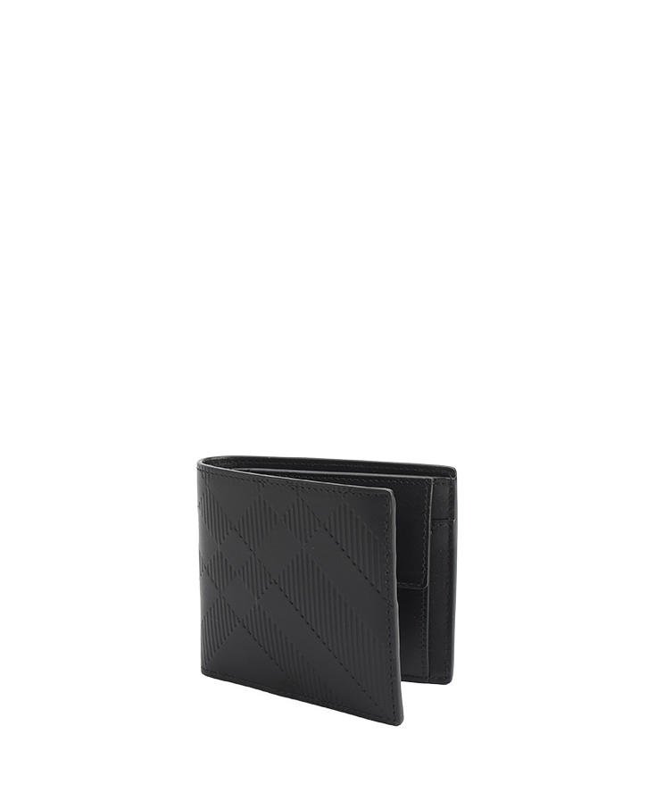 Burberry Check Bifold Coin Wallet