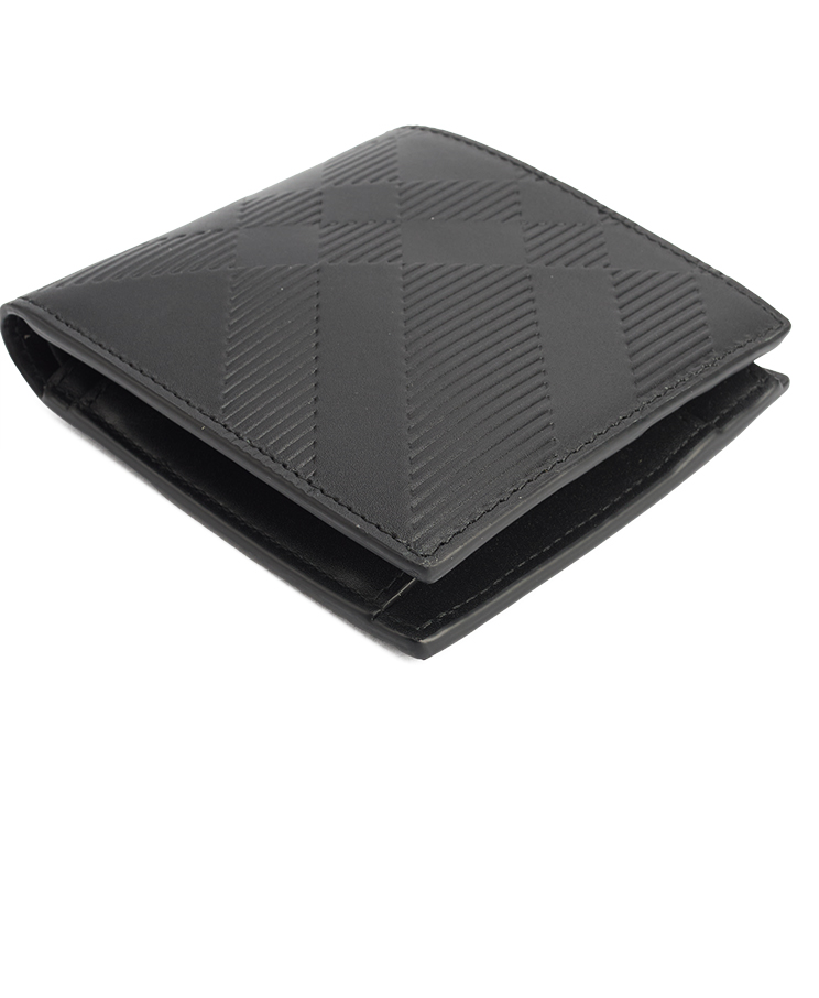Burberry Check Bifold Coin Wallet