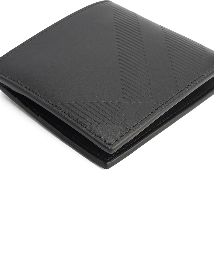 Burberry Check Bifold Coin Wallet