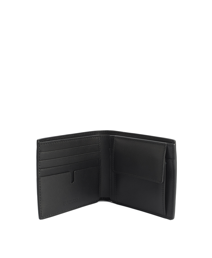 Burberry Check Bifold Coin Wallet