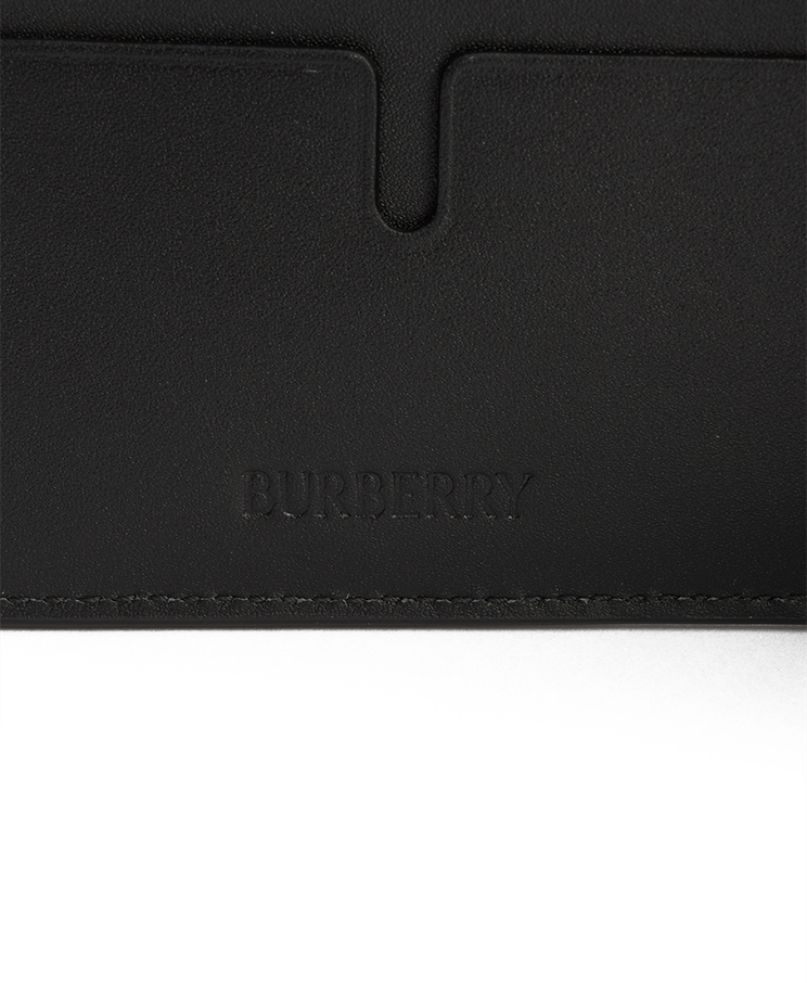 Burberry Check Bifold Coin Wallet