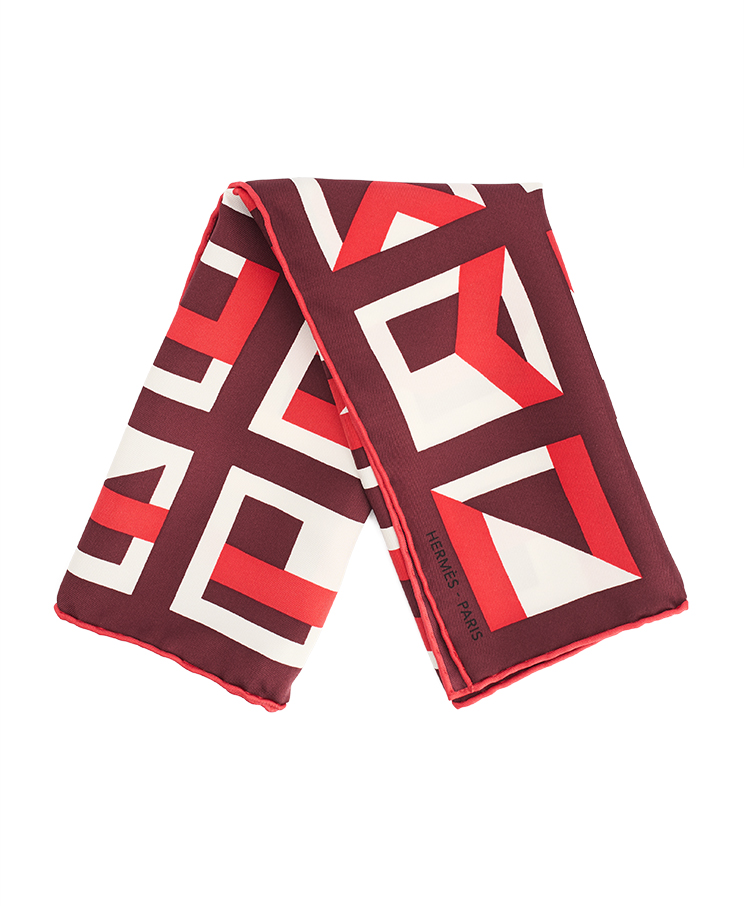 Hermes Scarf  ‘Lettres Au Carre’