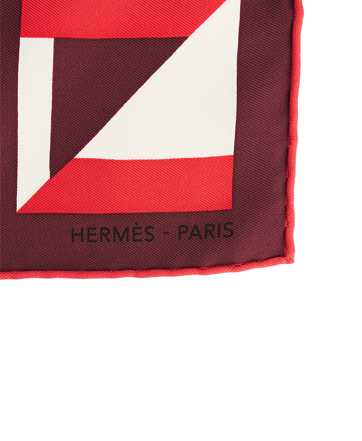 Hermes Scarf ‘Lettres Au Carre’