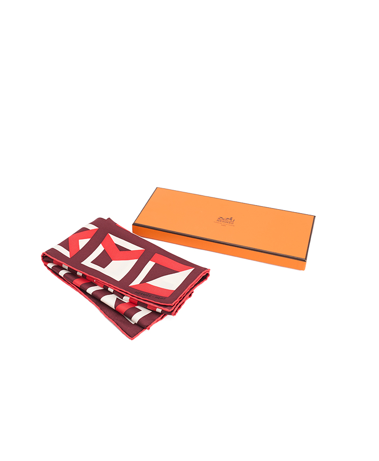 Hermes Scarf ‘Lettres Au Carre’