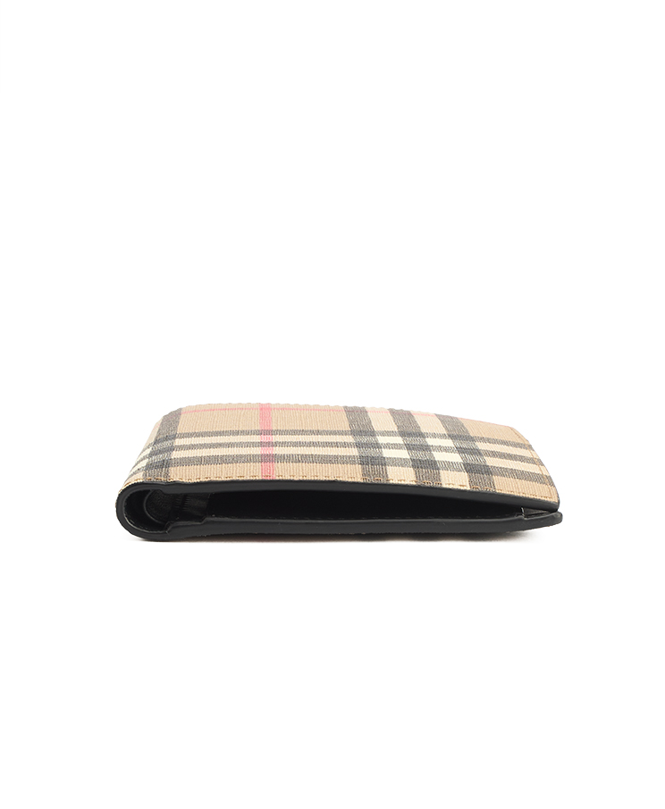 Burberry Check Bifold Coin Wallet