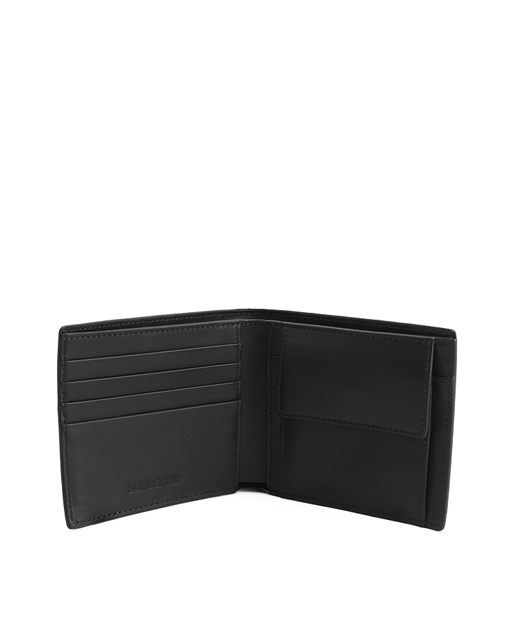 Burberry Check Bifold Coin Wallet