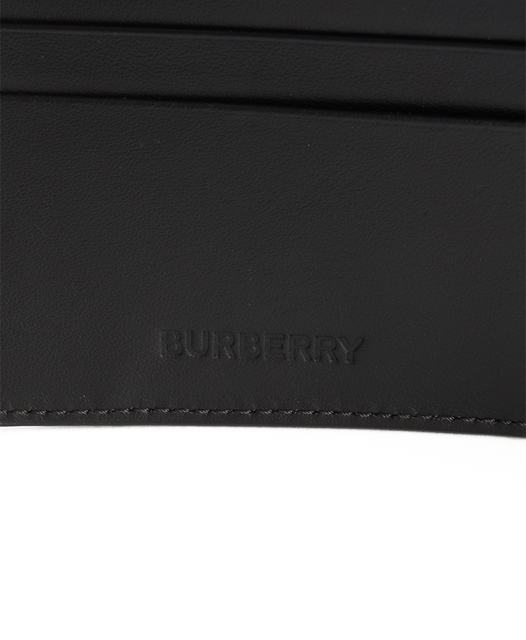 Burberry Check Bifold Coin Wallet