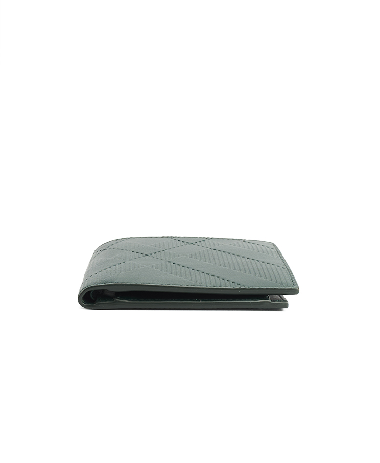 Burberry Check Bifold Coin Wallet