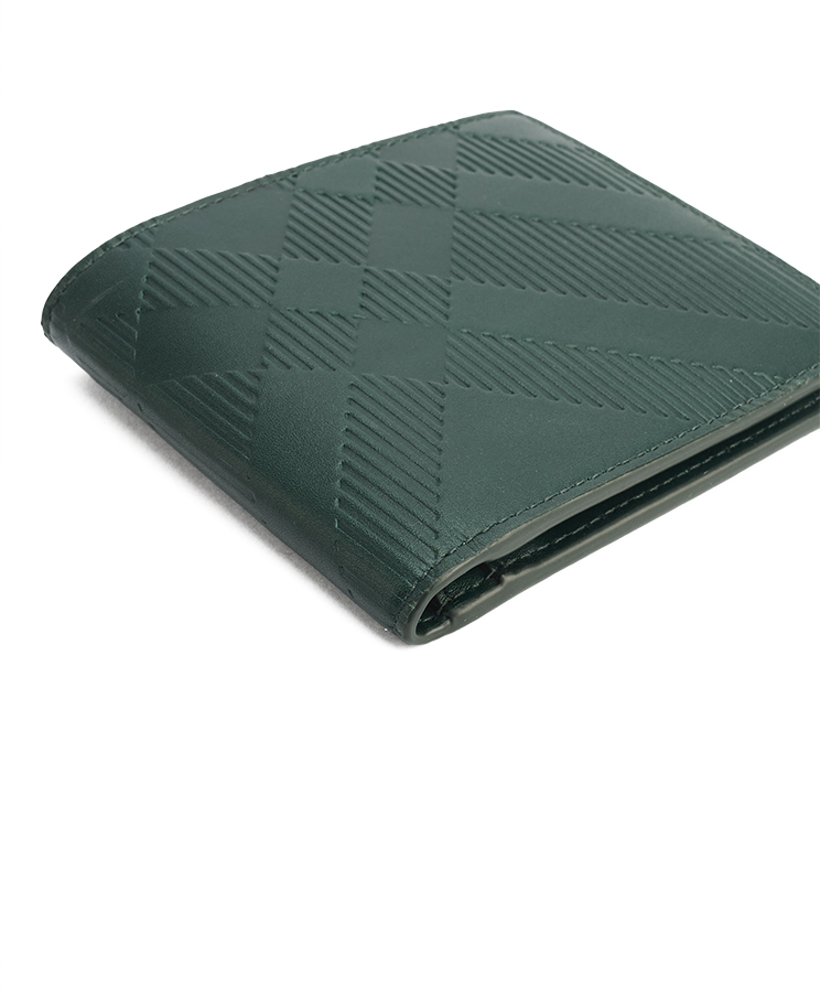 Burberry Check Bifold Coin Wallet