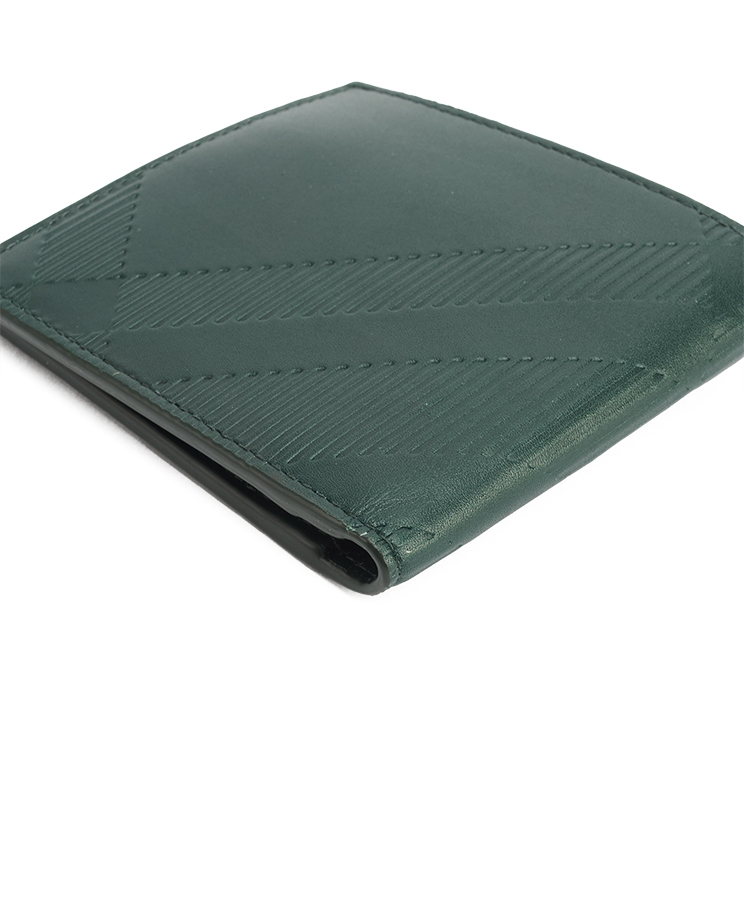 Burberry Check Bifold Coin Wallet