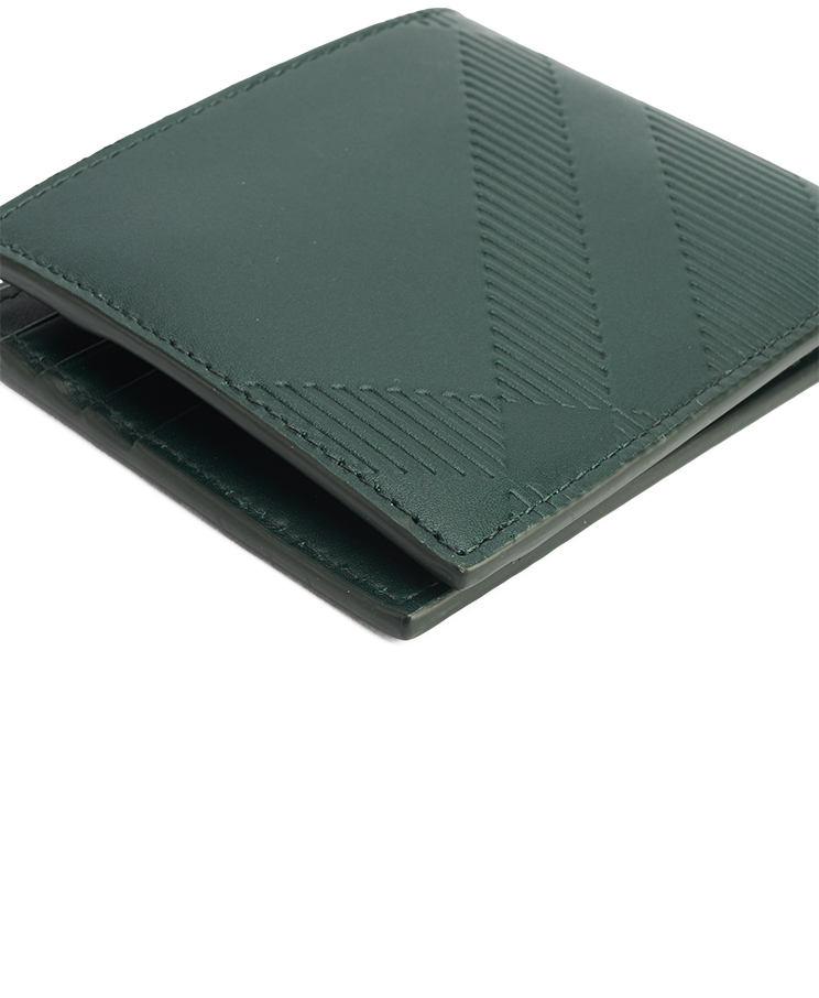 Burberry Check Bifold Coin Wallet