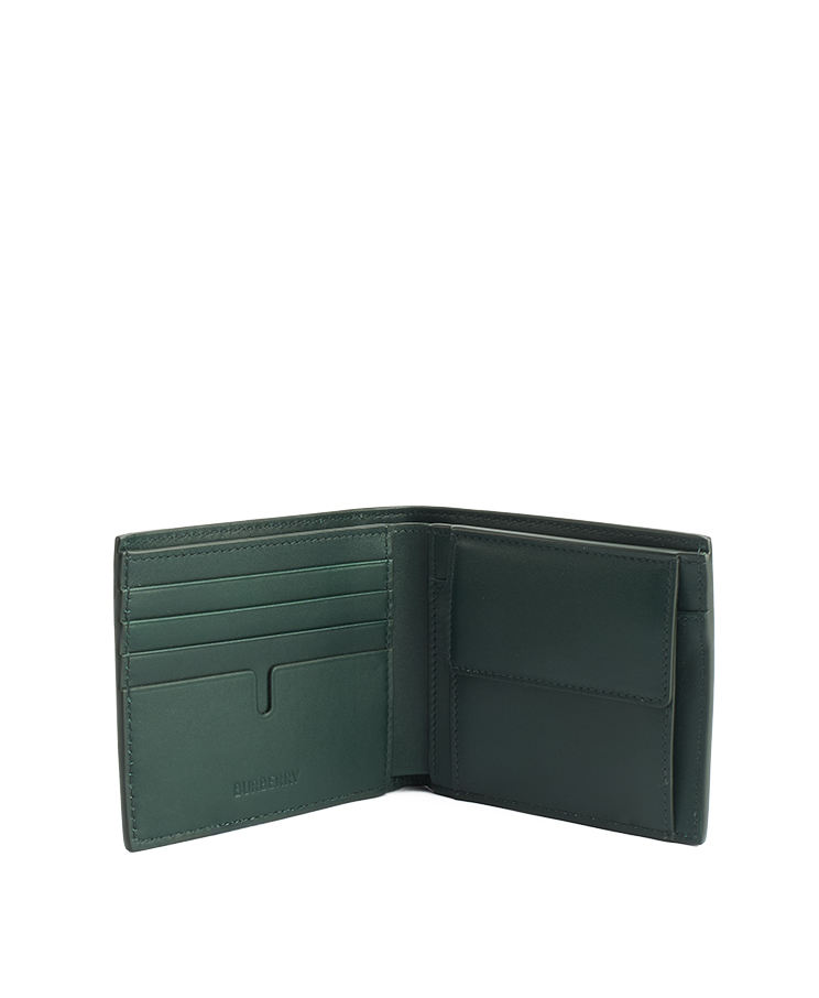 Burberry Check Bifold Coin Wallet