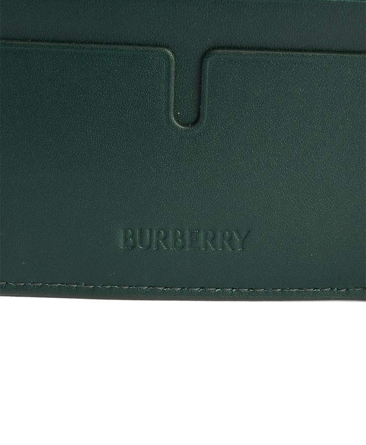 Burberry Check Bifold Coin Wallet