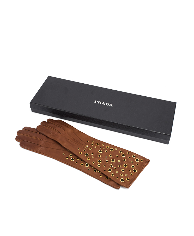 Prada Grommet Gloves