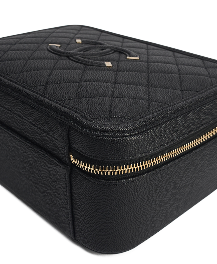 Chanel Filigree Vanity Case Large