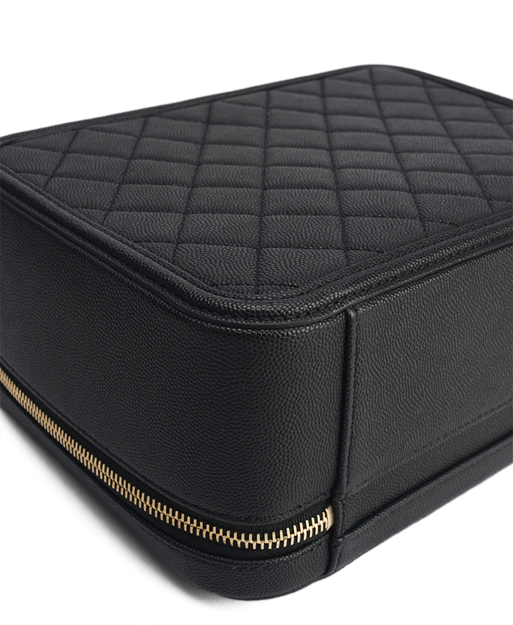 Chanel Filigree Vanity Case Large