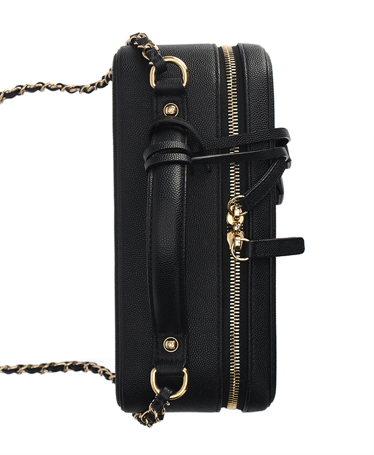 Chanel Filigree Vanity Case Large