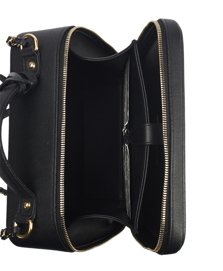 Chanel Filigree Vanity Case Large