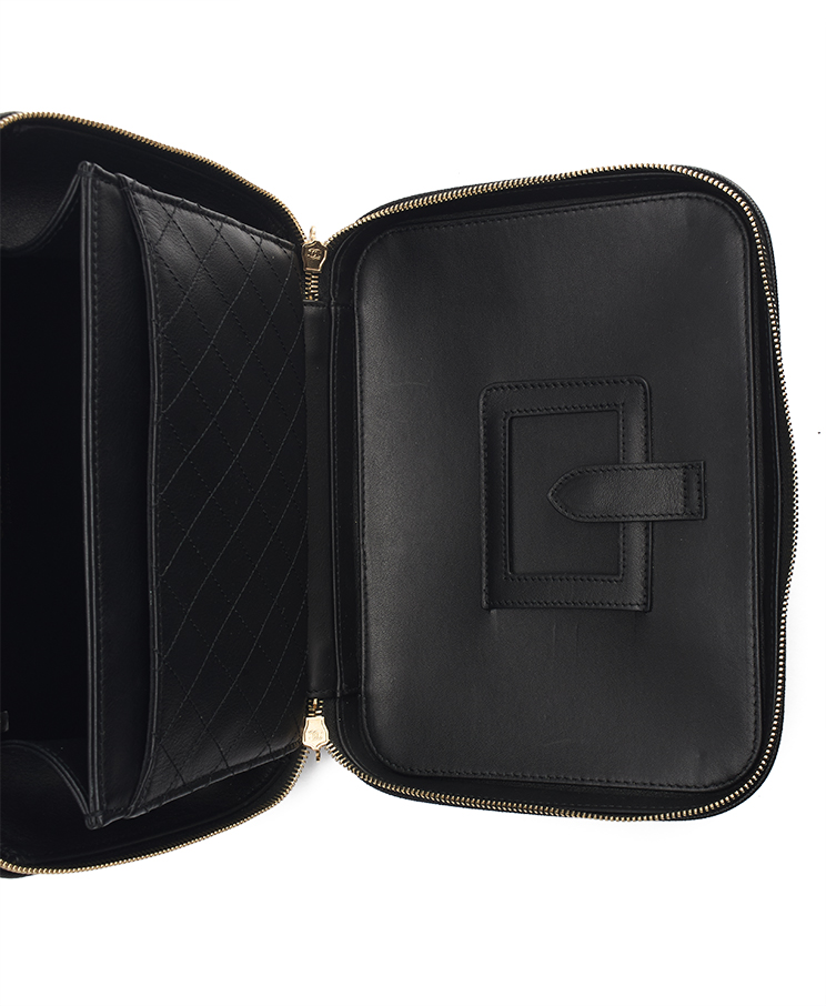 Chanel Filigree Vanity Case Large