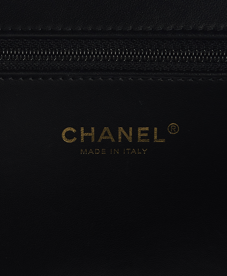 Chanel Filigree Vanity Case Large