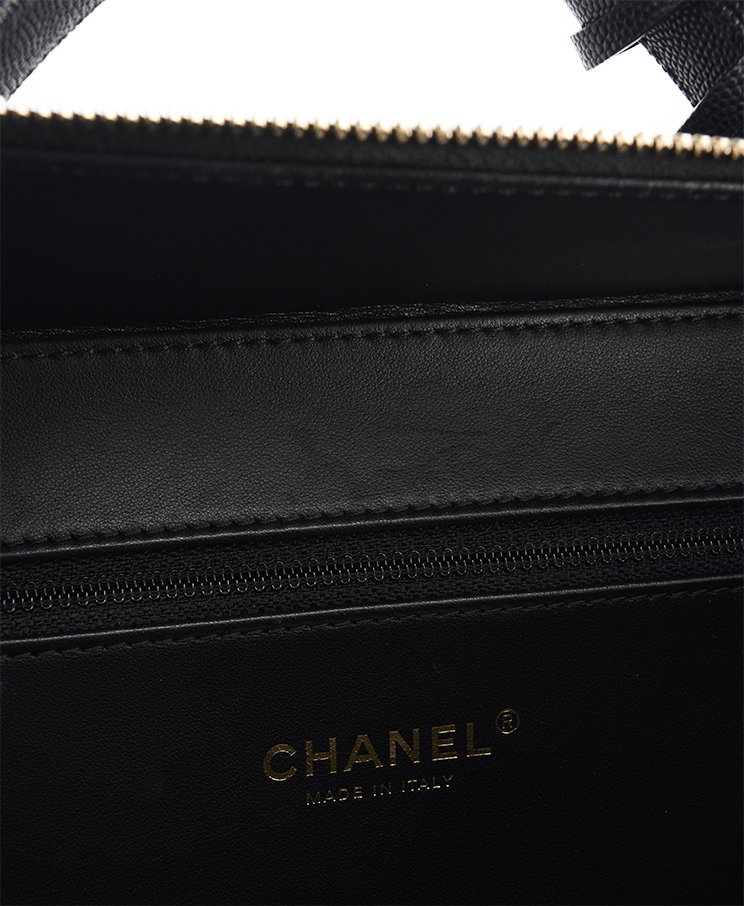 Chanel Filigree Vanity Case Large