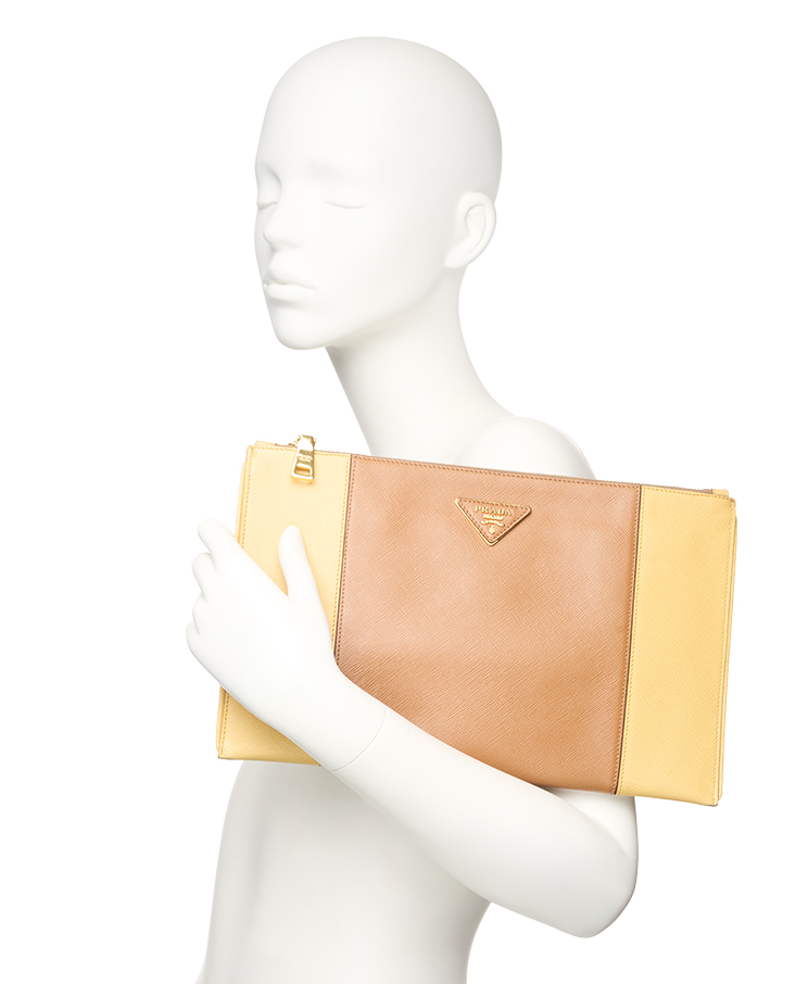 Prada Zip Clutch
