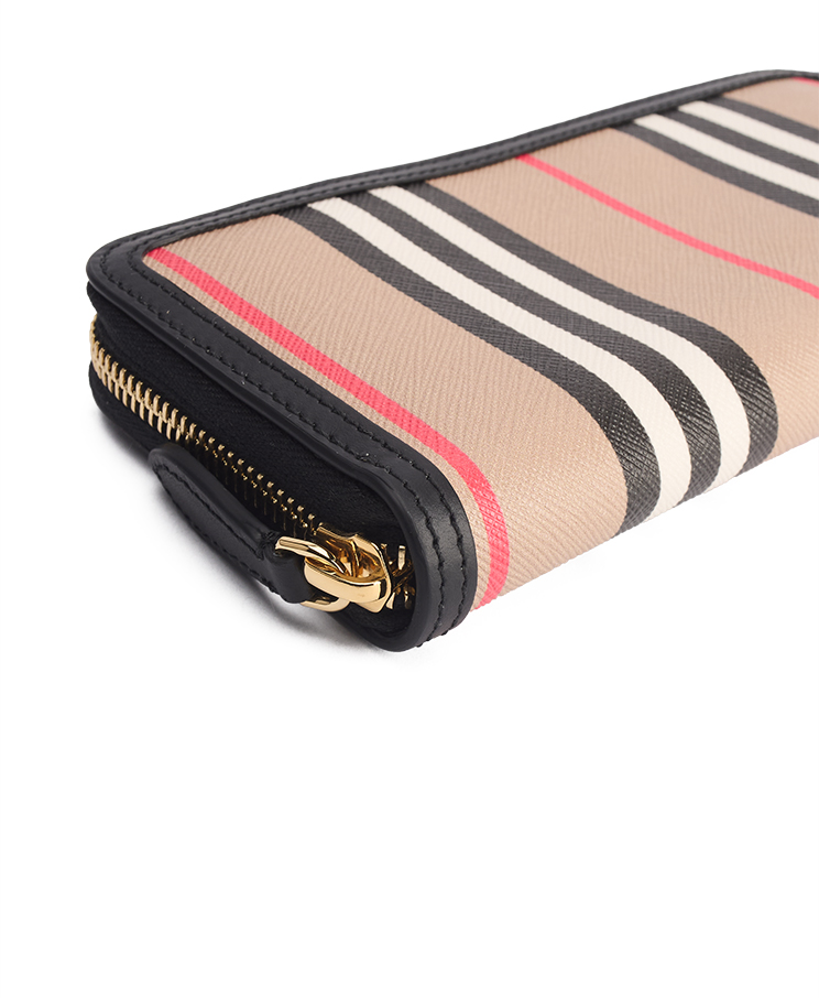 Burberry Zip Around Continental Wallet