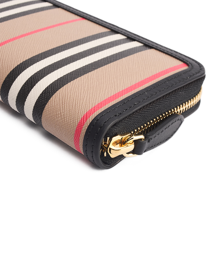 Burberry Zip Around Continental Wallet