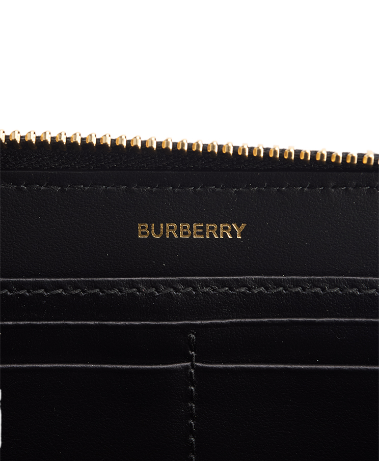 Burberry Zip Around Continental Wallet