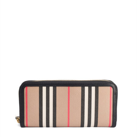 Burberry Zip Around Continental Wallet