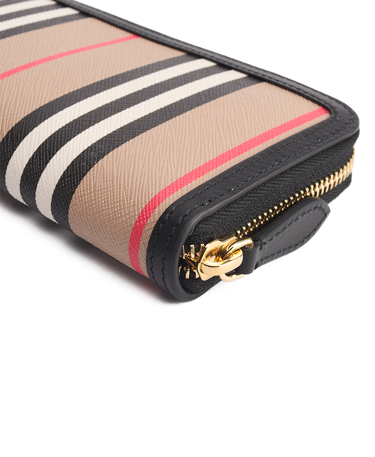 Burberry Zip Around Continental Wallet