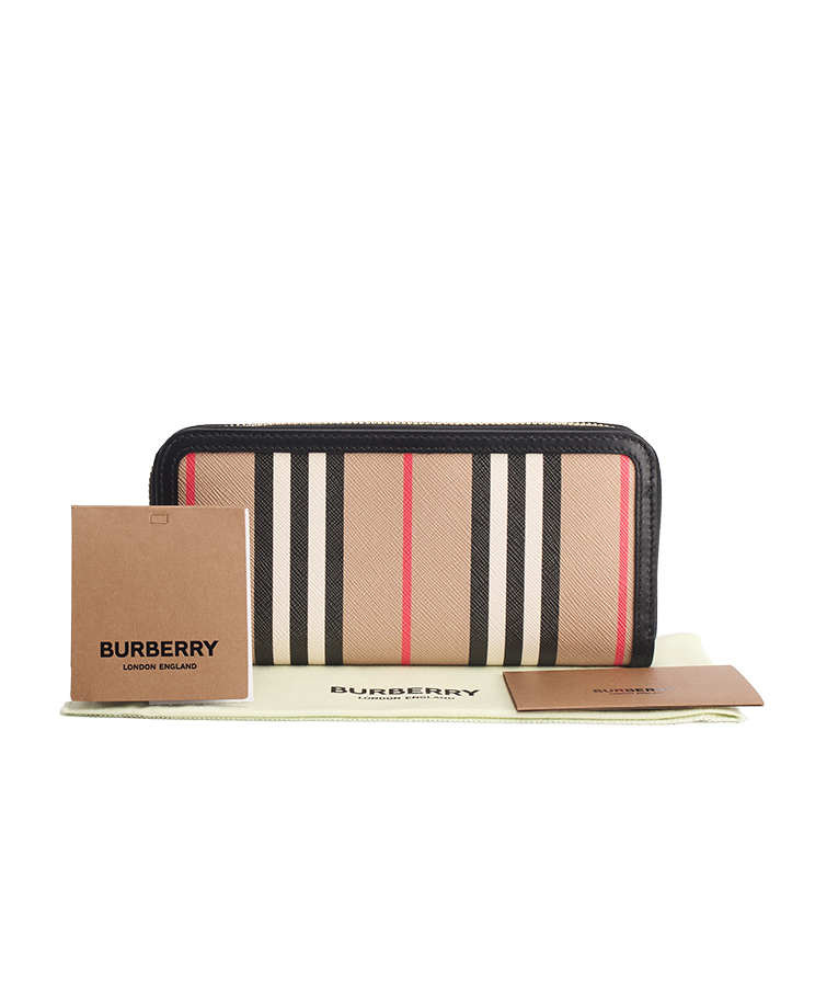 Burberry Zip Around Continental Wallet