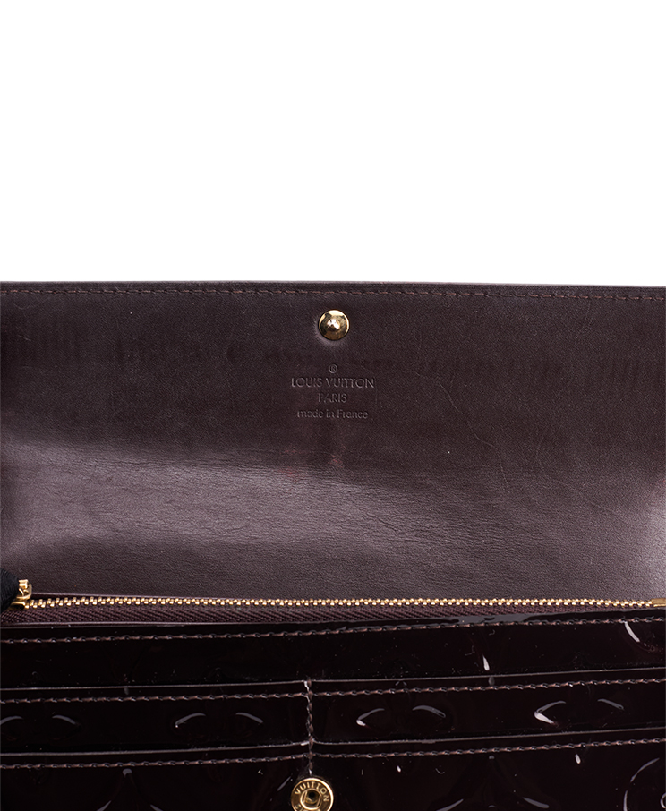 Louis Vuitton Vernis Sarah Continental Wallet