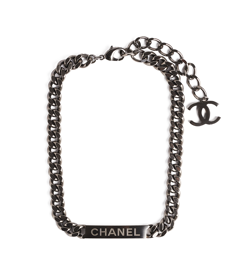 Chanel ID Curb Chain Necklace
