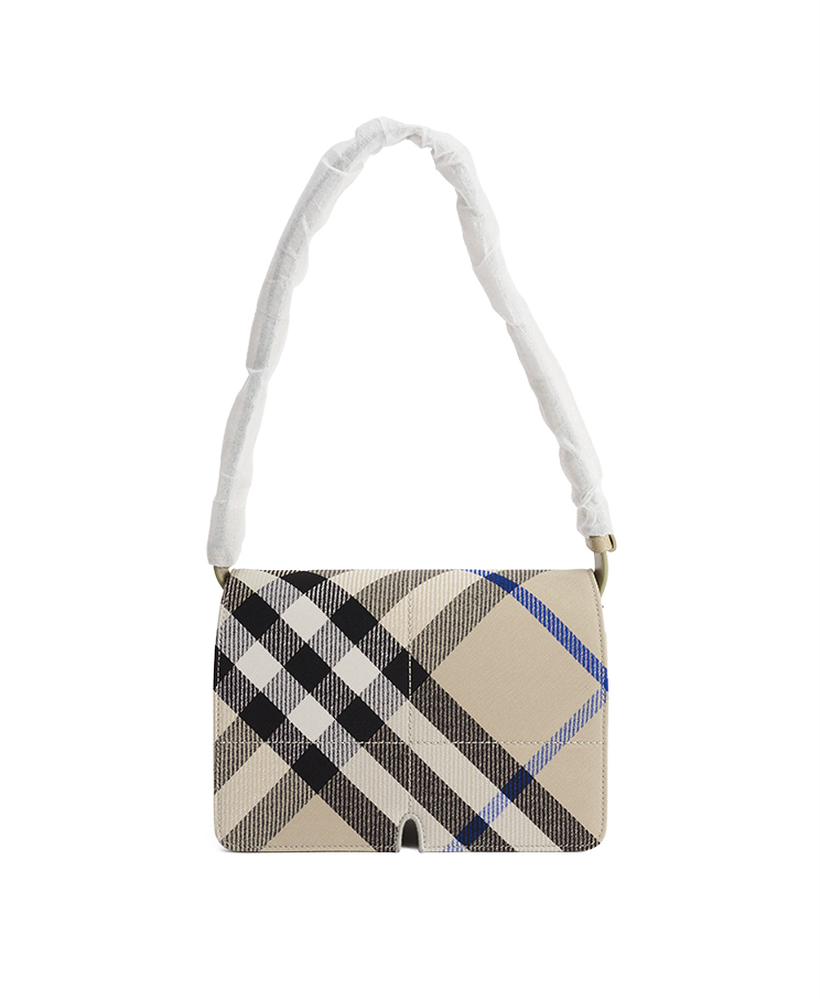 Burberry Snip Checked Shoulder Bag
