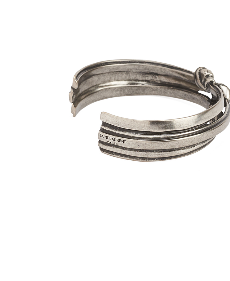 Saint Laurent Wide Cuff Bracelet M