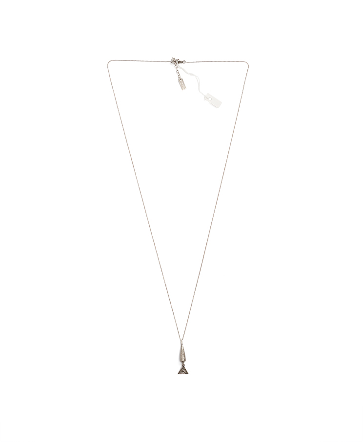 Saint Laurent Cone And Triangle Charm Necklace