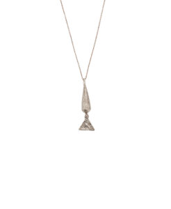 Saint Laurent Cone And Triangle Charm Necklace