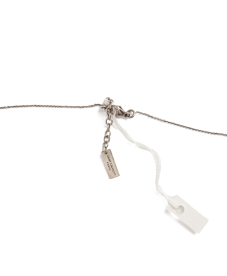 Saint Laurent Cone And Triangle Charm Necklace