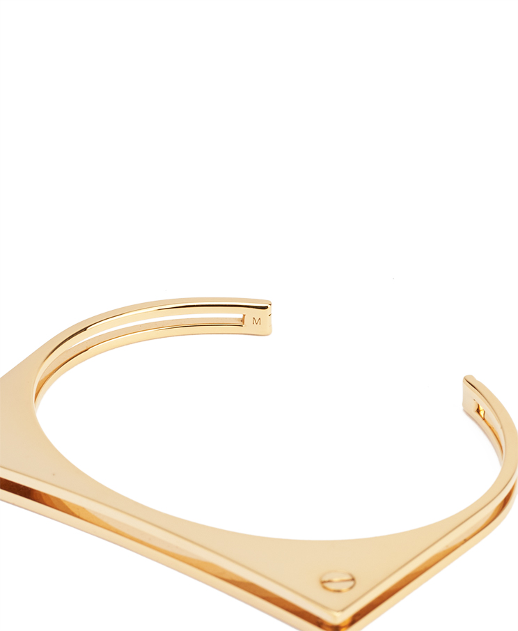 Saint Laurent Curb Modernists Cuff Bracelet