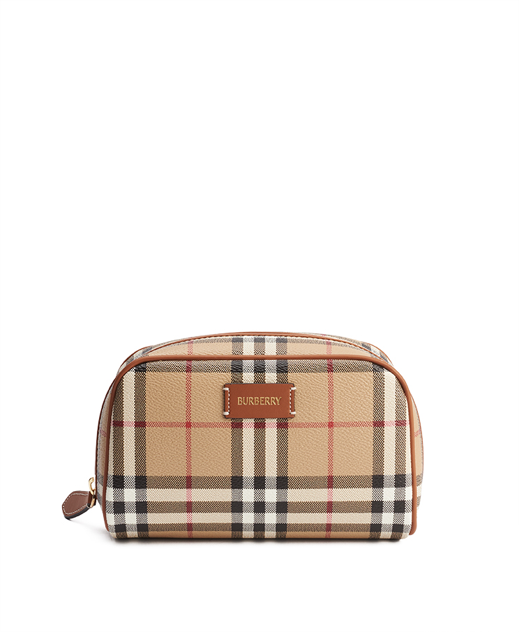 Burberry Check Travel Pouch Small