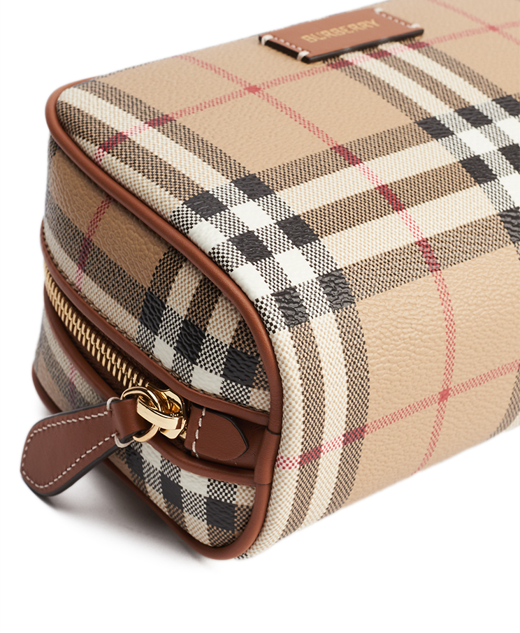 Burberry Check Travel Pouch Small