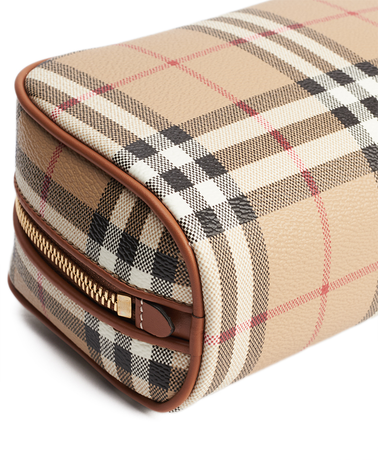 Burberry Check Travel Pouch Small