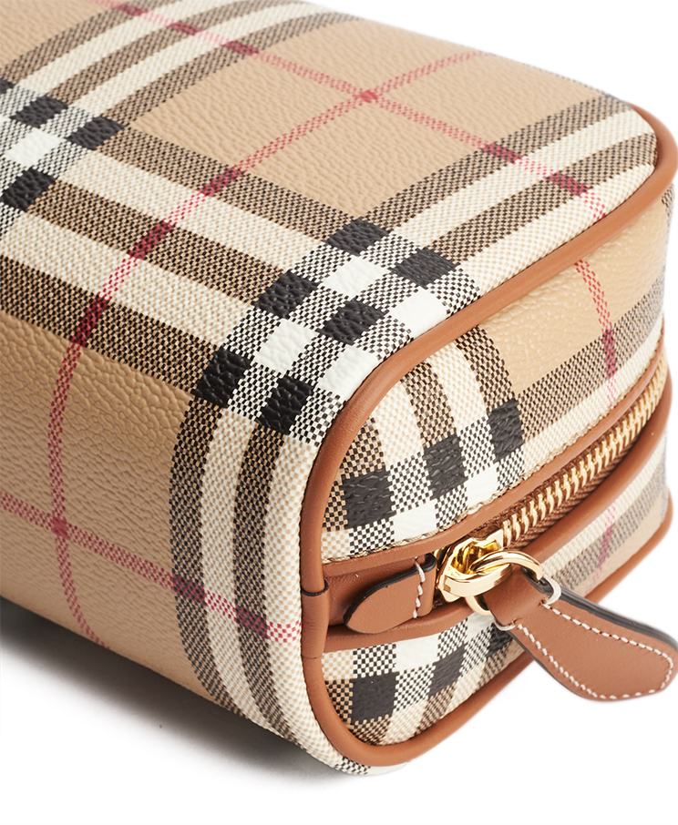 Burberry Check Travel Pouch Small
