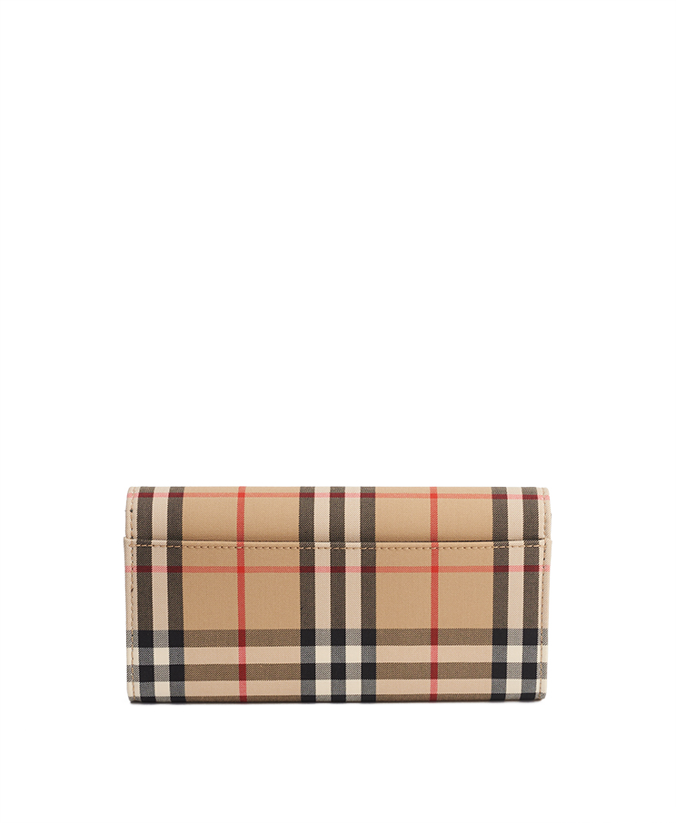 Burberry Halton Check Wallet Long